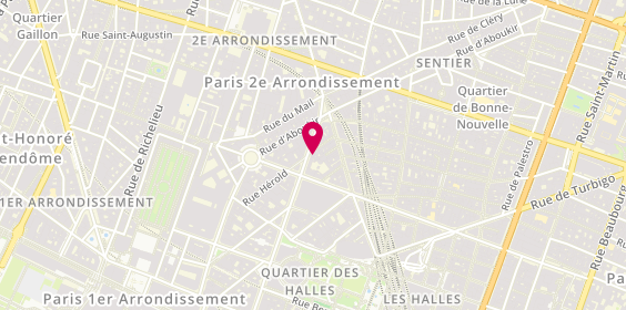 Plan de Blend Hamburger Gourmet, 44 Rue d'Argout, 75002 Paris