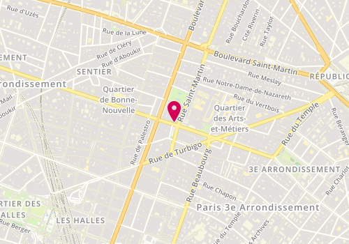 Plan de Reaumur Gagnant, 64 Rue Reaumur, 75003 Paris