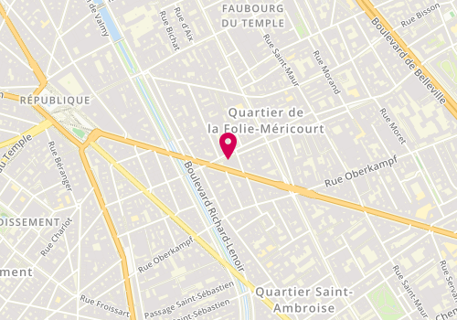 Plan de NOUR, 38 Rue Jean-Pierre Timbaud, 75011 Paris