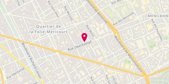 Plan de L'Esprit Tchaï, 115 Rue Oberkampf, 75011 Paris