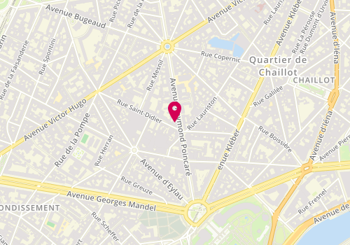 Plan de Burger 47, 47 avenue Raymond Poincaré, 75116 Paris