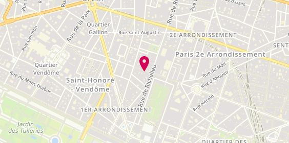 Plan de Le Gourmet d'Asie, 31 Petits Champs, 75001 Paris