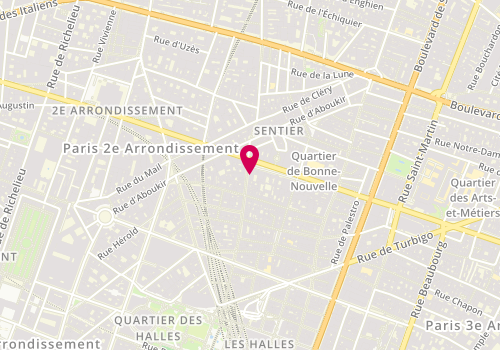 Plan de Waffle Factory, 14 Rue des Petits Carreaux, 75002 Paris