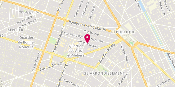 Plan de Mille et Une Chicha, 26 Rue du Vertbois, 75003 Paris