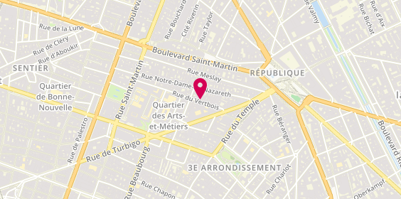 Plan de Lysisoleil, 20 Rue Vertbois, 75003 Paris