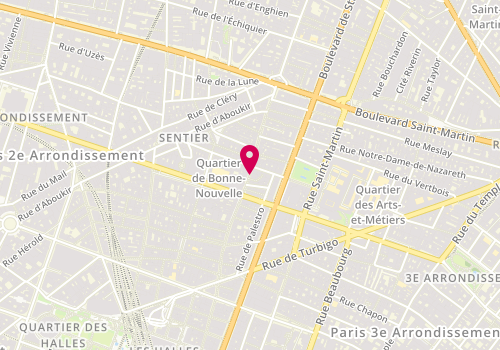 Plan de Sunny Nails, 196 Rue Saint Denis, 75002 Paris