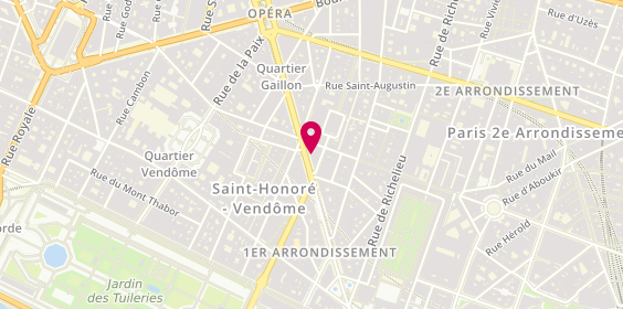 Plan de Cojean, 26 avenue de l'Opéra, 75001 Paris