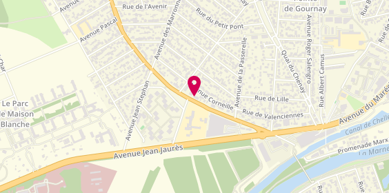 Plan de Les 4b, 147 Rue Vaillant Couturier, 93220 Gagny
