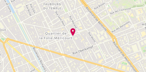 Plan de La Reine de Saba, 78 Rue Jean-Pierre Timbaud, 75011 Paris