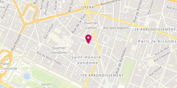 Plan de Big Fernand, 40 place du Marché Saint-Honoré, 75001 Paris