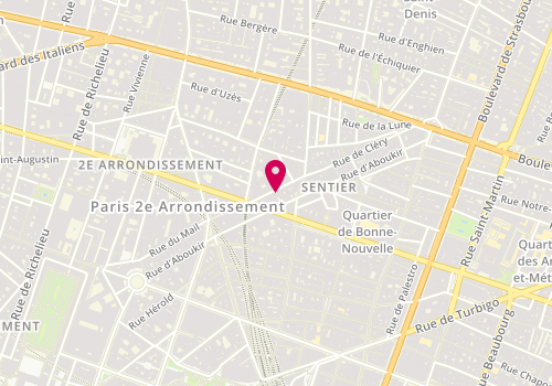 Plan de Parenthèse Makis, 36 Rue de Cléry, 75002 Paris