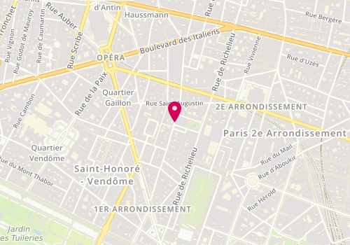 Plan de Vegeta, 58 Rue Sainte-Anne, 75002 Paris