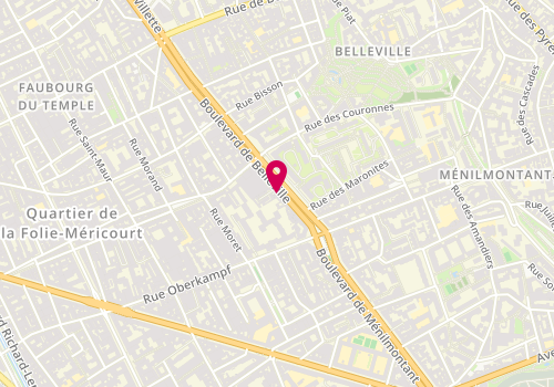 Plan de Dinapoli, 17 Boulevard de Belleville, 75011 Paris