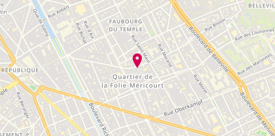 Plan de Coffeeshop, 58 Rue Fontaine au Roi, 75011 Paris