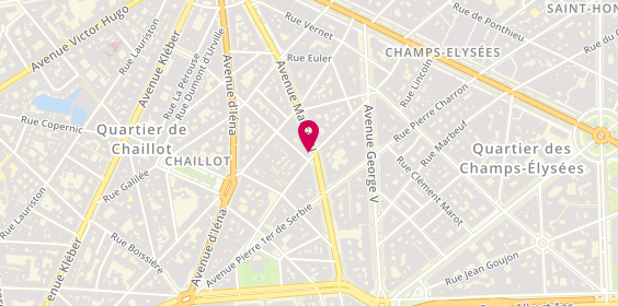 Plan de Le Marceau, 39 avenue Marceau, 75016 Paris