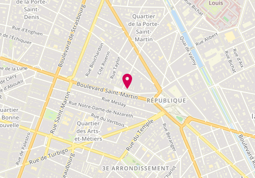 Plan de Pause Croissants, 46 Rue René Boulanger, 75010 Paris