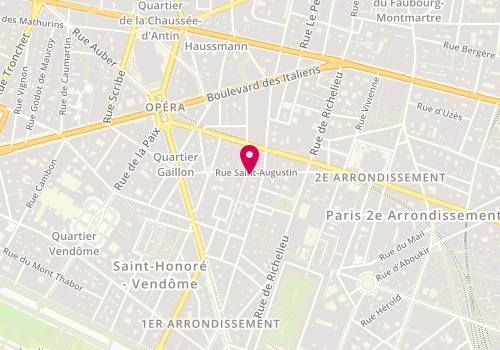 Plan de Yuxi, 21 Rue Saint-Augustin, 75002 Paris