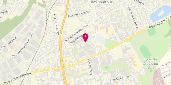 Plan de Amw Services, 1 Place du Commerce, 93330 Neuilly-sur-Marne