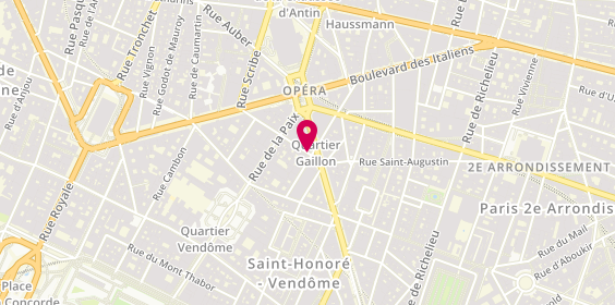 Plan de Café du Cadran, 1 Rue Daunou, 75002 Paris