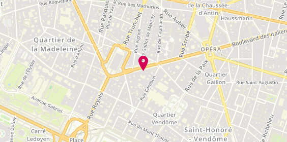 Plan de Mcdonald's, 9 Boulevard de la Madeleine, 75001 Paris