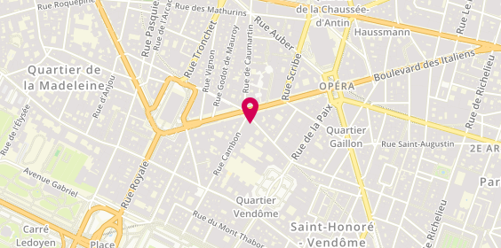 Plan de Bagelstein, 23 Rue des Capucines, 75001 Paris