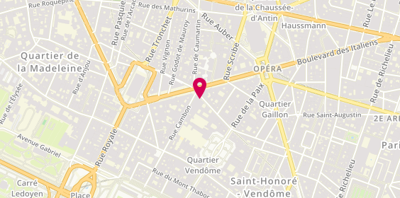 Plan de Il Caffé Madeleine, 23 Rue des Capucines, 75001 Paris