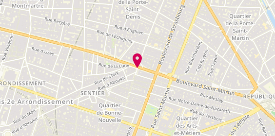 Plan de Burger & Fries, 1 Boulevard de Bonne Nouvelle, 75002 Paris