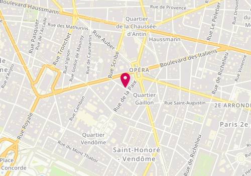 Plan de Pascade, 14 Rue Daunou, 75002 Paris