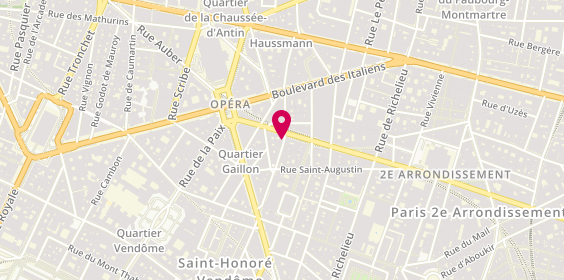 Plan de Nikko, 11 Rue de la Michodière, 75002 Paris
