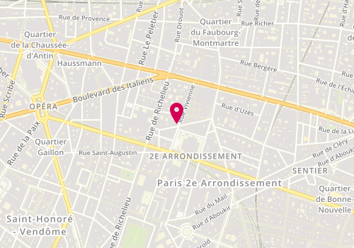 Plan de Yoummah, 33 Rue Vivienne, 75002 Paris
