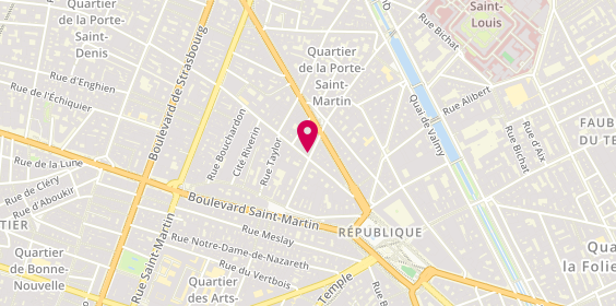 Plan de Les Résistants, 16 Rue du Château d'Eau, 75010 Paris