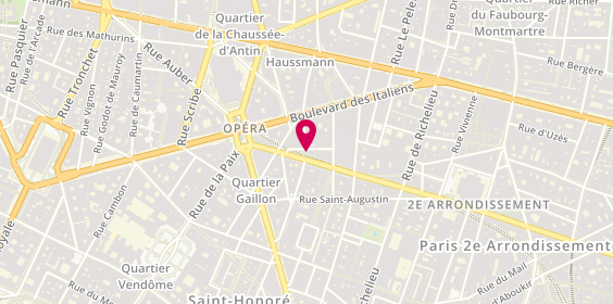 Plan de Chez Yiyi, 14 Rue de la Michodiere, 75002 Paris