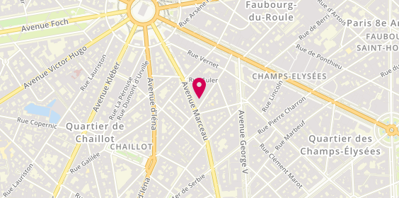 Plan de Pret A Manger, 58 avenue Marceau, 75008 Paris