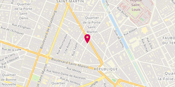 Plan de Kolam Paris, 27 Rue de Lancry, 75010 Paris