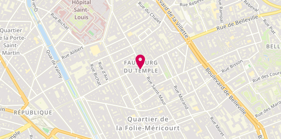 Plan de Le Firat, 175 Rue Saint-Maur, 75011 Paris