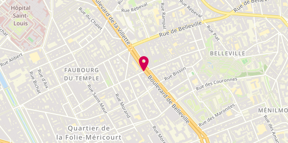 Plan de Al Hiba, 42 Rue de l'Orillon, 75011 Paris