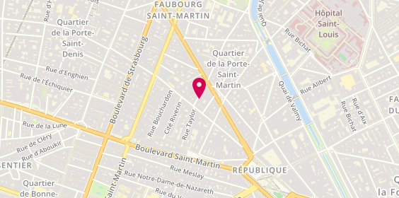 Plan de Delices Nova, 4 Rue Lucien Sampaix, 75010 Paris