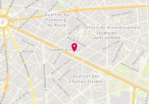 Plan de American Burger, 66 Avenue Champs Elysées, 75008 Paris
