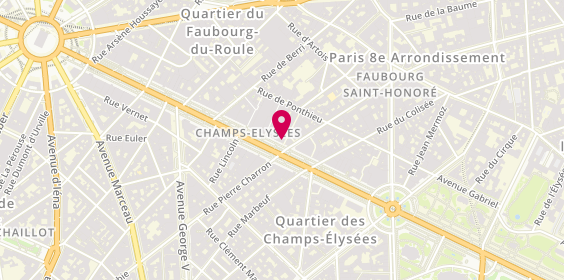 Plan de Elysées Chtoura, 66 Av. Des Champs-Élysées, 75008 Paris