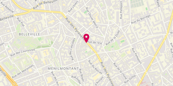Plan de Acm, 317 Rue des Pyrenees, 75020 Paris