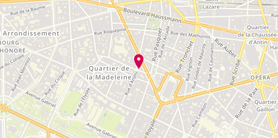Plan de Chez Clo', 4 Rue de la Ville-l'Évêque, 75008 Paris