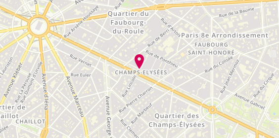 Plan de Mcdonald's, Galerie des Champs 84 Avenue Champs Elysées, 75008 Paris