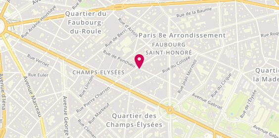 Plan de The Must, 37 Bis Rue de Ponthieu, 75008 Paris