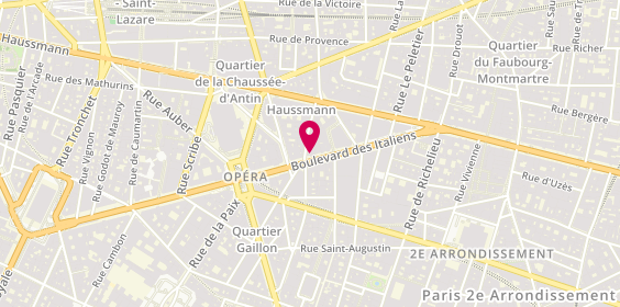 Plan de 231 East Street, 36 Boulevard des Italiens, 75009 Paris