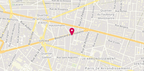 Plan de Dayo, 15 Boulevard des Italiens, 75002 Paris
