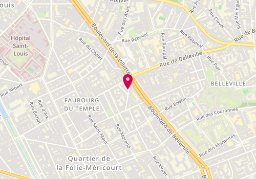 Plan de Sandwich 17 - Banh Mi Belleville, 17 Rue Louis Bonnet, 75011 Paris