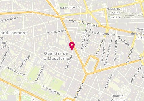 Plan de Bobo, 29 Rue d'Anjou, 75008 Paris