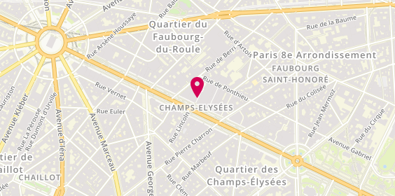Plan de Mcdonald's, 84 avenue des Champs-Élysées, 75008 Paris