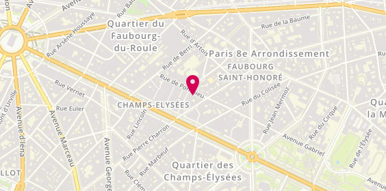 Plan de Piano et Bene, 47 Rue de Ponthieu, 75008 Paris