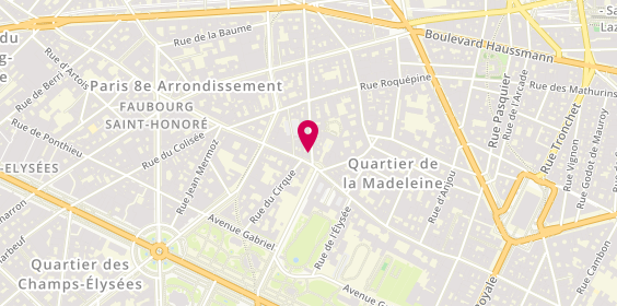 Plan de Royce, 3 Rue de Miromesnil, 75008 Paris